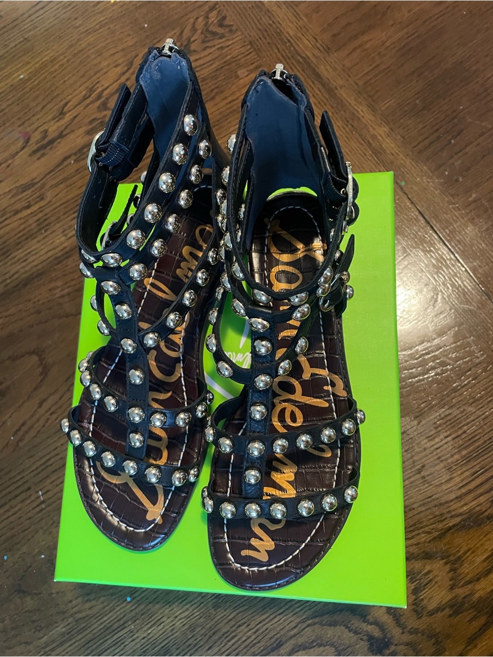 Sam Edelman Black Sandals - Picture 3 of 7